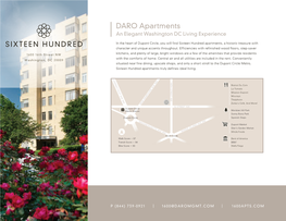 DARO Apartments an Elegant Washington DC Living Experience