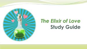 The Elixir of Love Study Guide