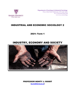 Industry, Economy and Society
