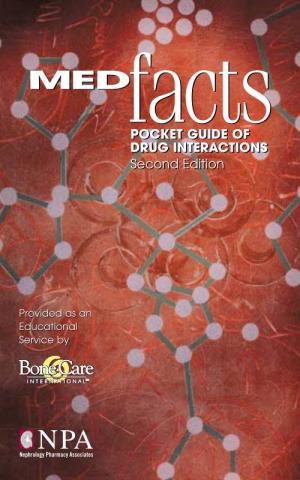 POCKET GUIDE of DRUG INTERACTIONS Second Edition