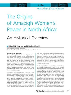 The Origins of Amazigh Women's Power in North Africa