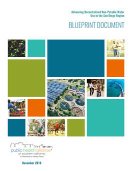 Advancing Decentralized Non-Potable Water Use in the San Diego Region BLUEPRINT DOCUMENT