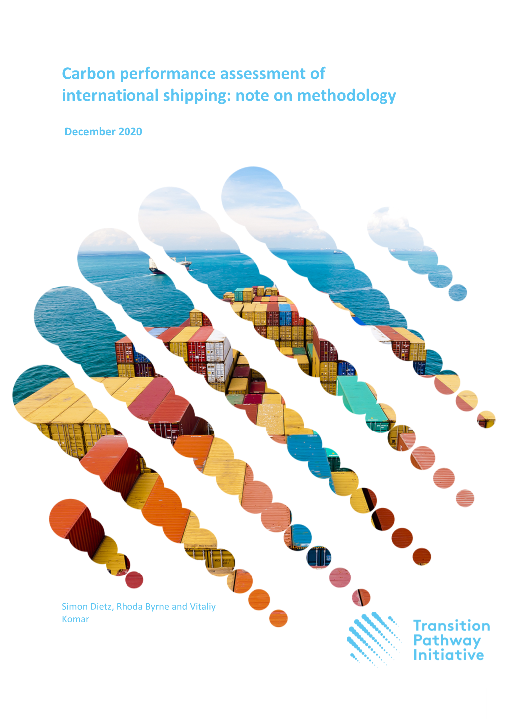 Carbon Performance Assessment of International Shipping: Note on Methodology