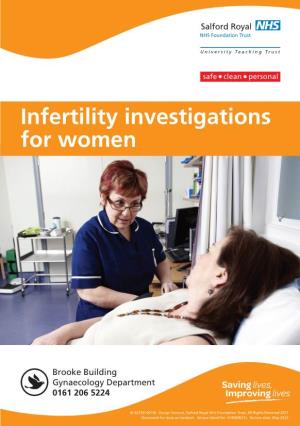 Infertility Investigations for Women
