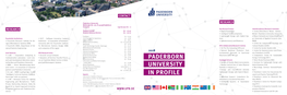 Paderborn University in Profile, March 2018