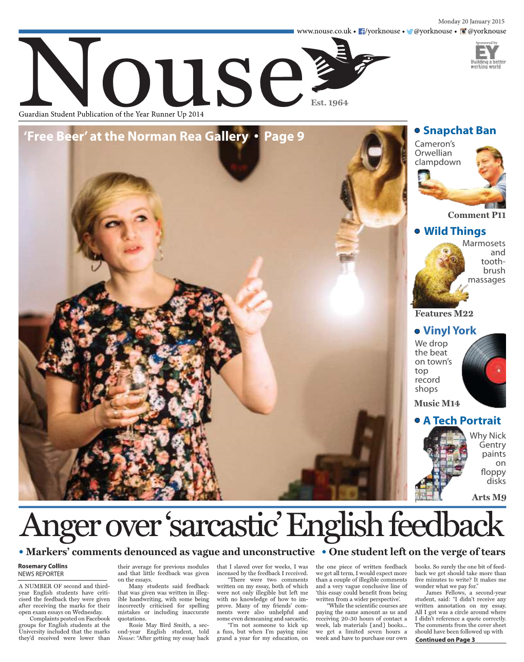 Anger Over 'Sarcastic' English Feedback