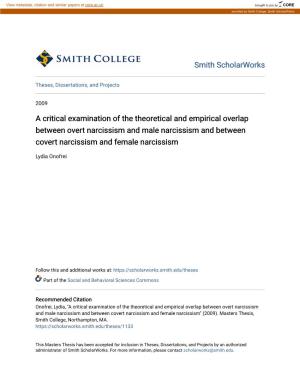 A Critical Examination of the Theoretical and Empirical Overlap Between Overt Narcissism and Male Narcissism and Between Covert Narcissism and Female Narcissism