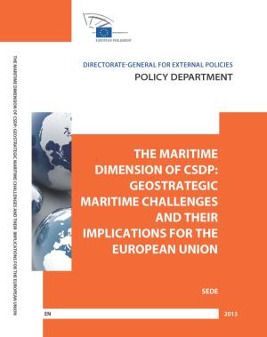 The Maritime Dimension of Csdp