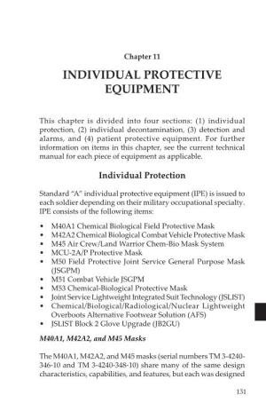 Individual Protective Equipment