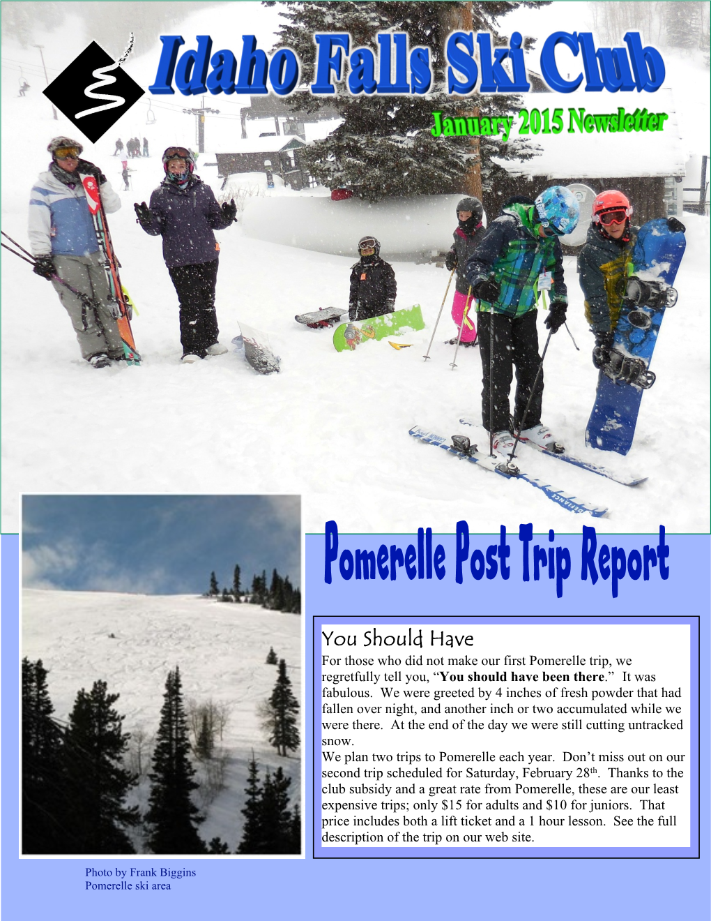 Idaho Falls Ski Club Jan 2015