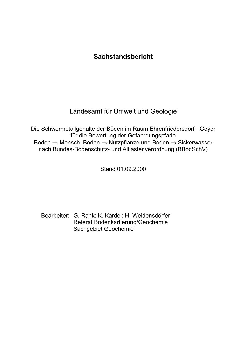 Bericht Sondermessnetz Ehrenfriedersdorf