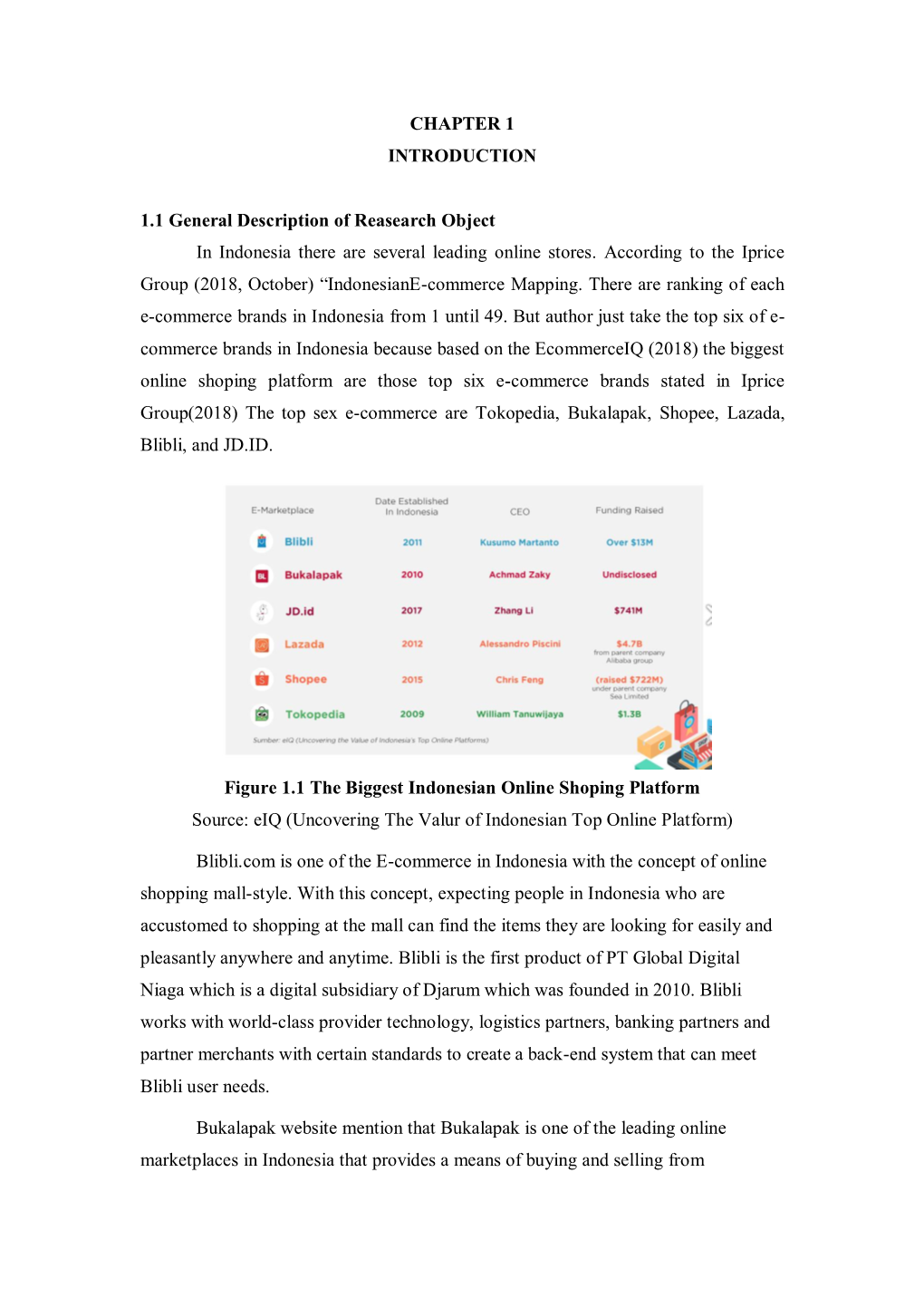 CHAPTER 1 INTRODUCTION 1.1 General Description of Reasearch