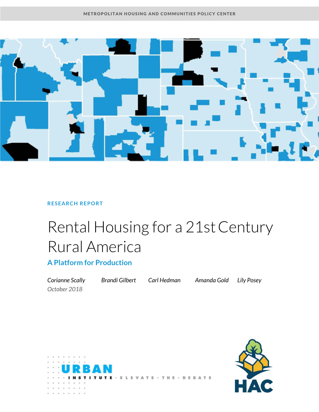 Rental Housing for a 21St Century Rural America a Platform for Production