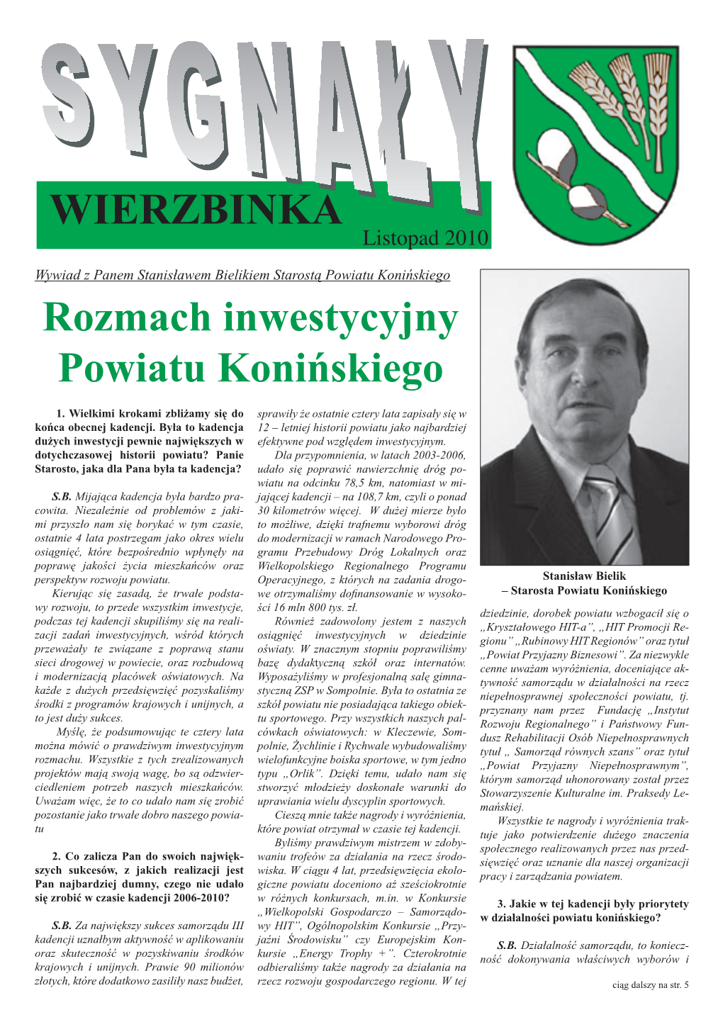 Rozmach Inwestycyjny Powiatu Konińskiego