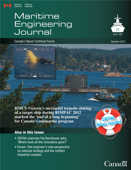 For Canada's Submarine Program