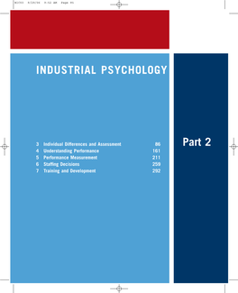 INDUSTRIAL PSYCHOLOGY Part 2