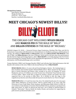 Meet Chicago's Newest Billys!