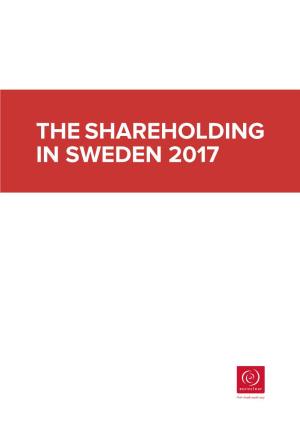 The Shareholding in Sweden 2017 the Shareholding in Sweden 2017