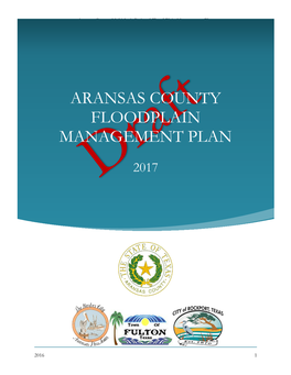 Aransas County Floodplain Management Plan
