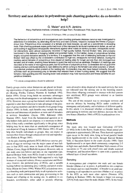 Territory and Nest Defence in Polyandrous Pale Chanting Goshawks: Do Co-Breeders Help?