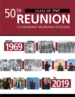 Class of 1969 50REUNION Claremont Mckenna College
