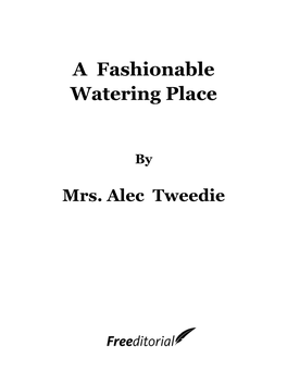 A Fashionable Watering Place