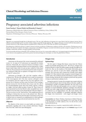 Pregnancy Associated Arbovirus Infections