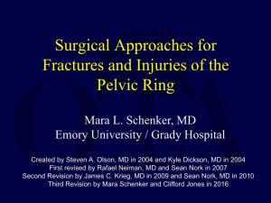 Surgical Approaches for Fractures and Injuries of the Pelvic Ring