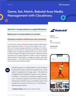 Game, Set, Match. Babolat Aces Media Management with Cloudinary