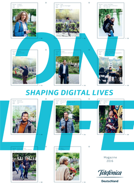 Annual Report 2016 Here: #Shapingdigitallives Onlife