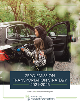 Zero Emission Transportation Strategy 2021-2025