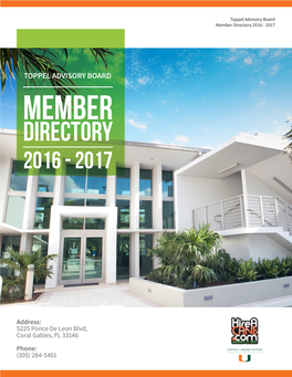Directory 2016 - 2017
