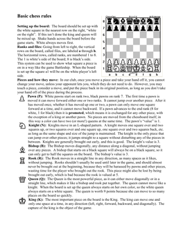 Basic Chess Rules