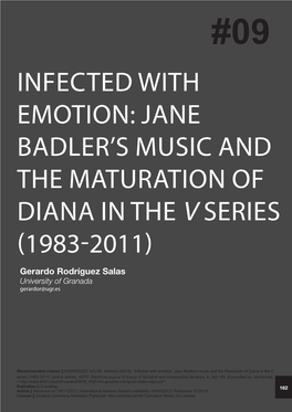 Jane Badler's Music and the Maturation of Diana in the V Series