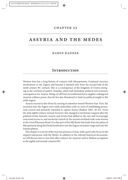 Assyria and the Medes
