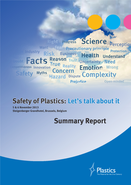 Summary Safety of Plastics Con