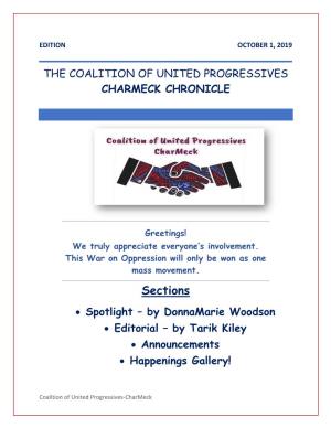 The Coalition of United Progressives Charmeck Chronicle