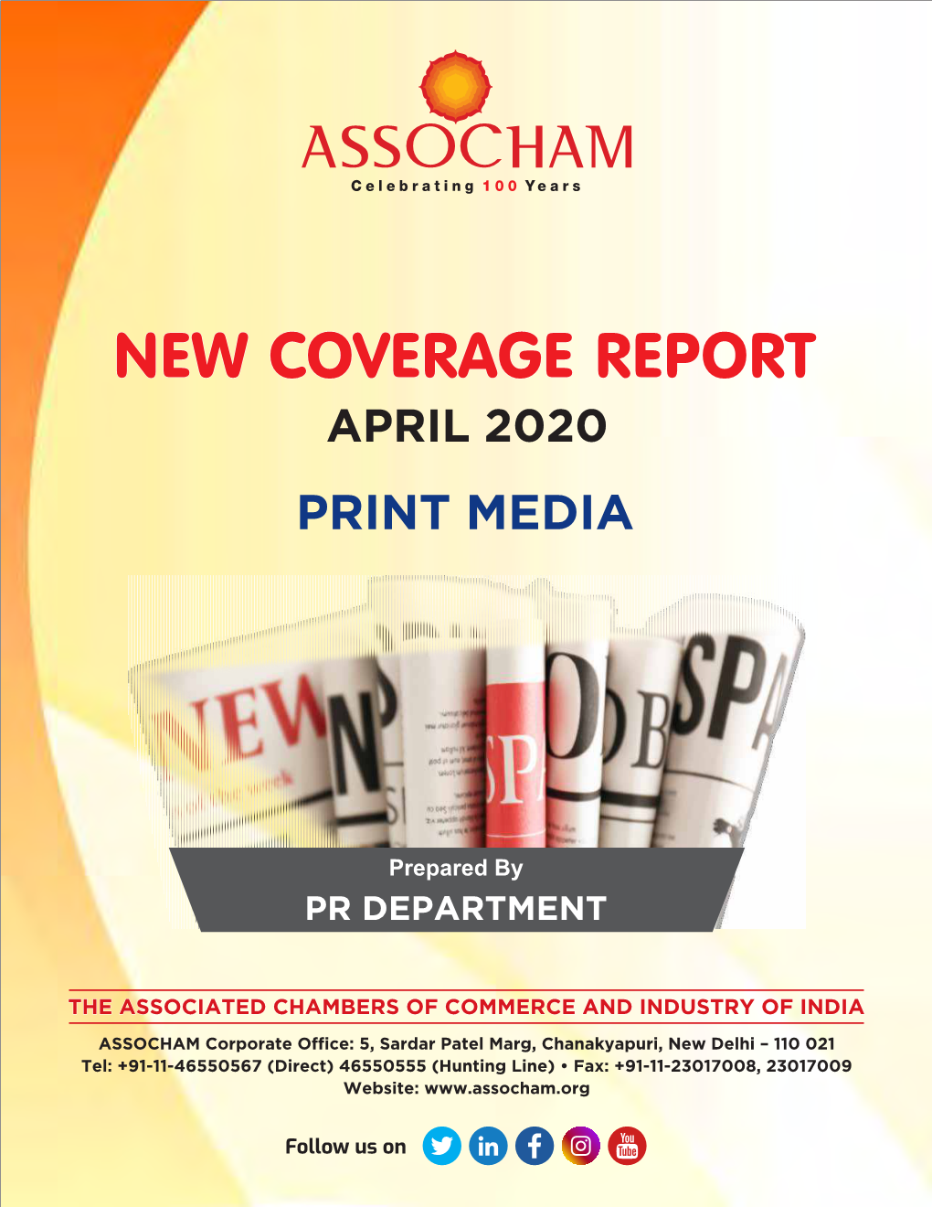 New Coverage Report April 2020 Print Media