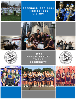 2018 Annual Report to the Community Freehold Regional High School District