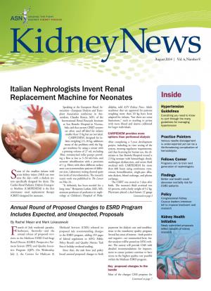 Italian Nephrologists Invent Renal Replacement Machine for Neonates Inside