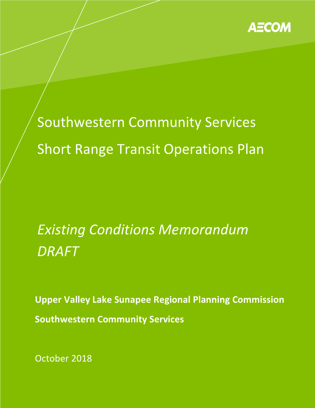 Southwestern Community Services Short Range Transit Operations Plan