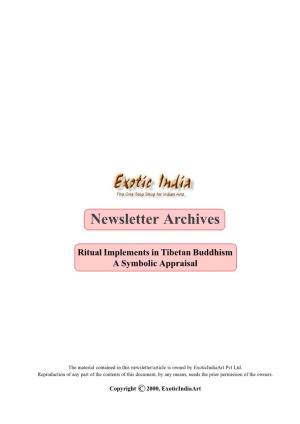 Ritual Implements in Tibetan Buddhism : a Symbolic Appraisal