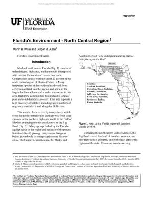 Florida's Environment - North Central Region1
