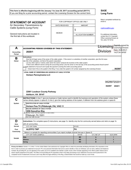 Licensing Division for the Correct Form