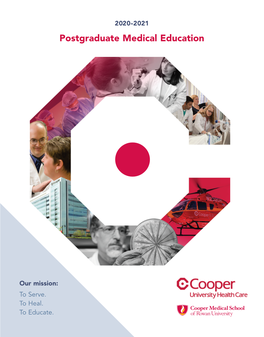 2020-2021 Post Graduate Medical Education Brochure