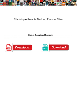Rdesktop a Remote Desktop Protocol Client