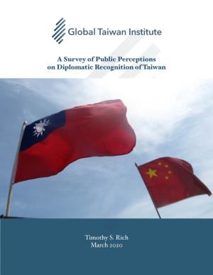 A Survey of Public Perceptions on Diplomatic Recognition of Taiwan