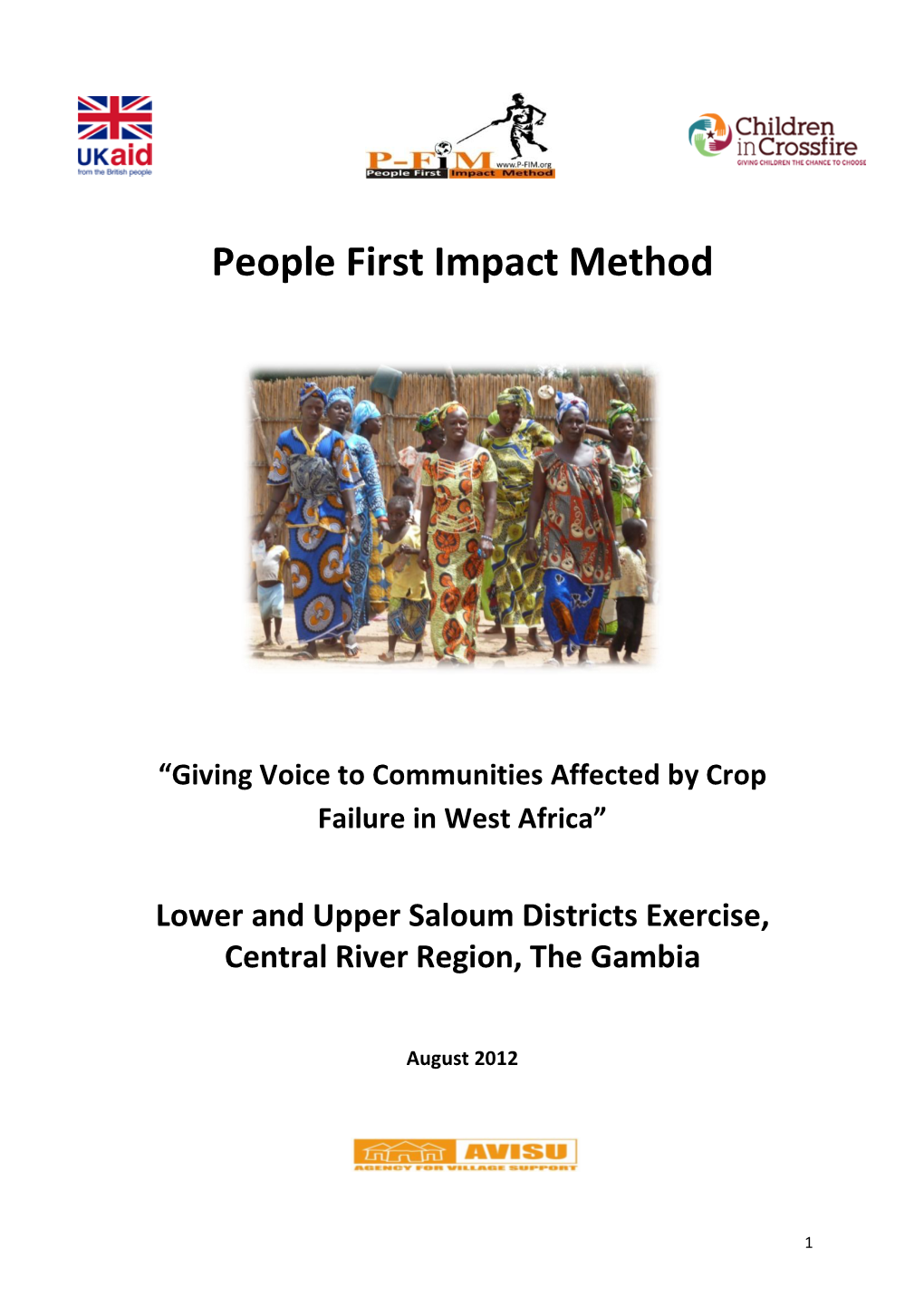 Final P-Fim CRR Gambia Report August 2012