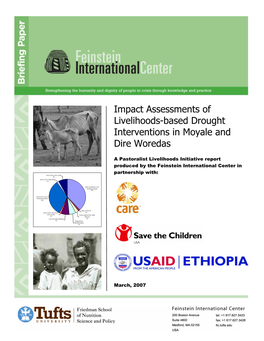 Impact Assessments of Livelihoods-Based Drought Interventions in Moyale and Dire Woredas