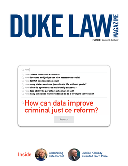 How Can Data Improve Criminal Justice Reform?